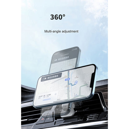 adj-987 15W Magsafe Magnetic Car Air Outlet Wireless Charger for iPhone 12 Series, with LED Indicator(White) - In Car by buy2fix | Online Shopping UK | buy2fix