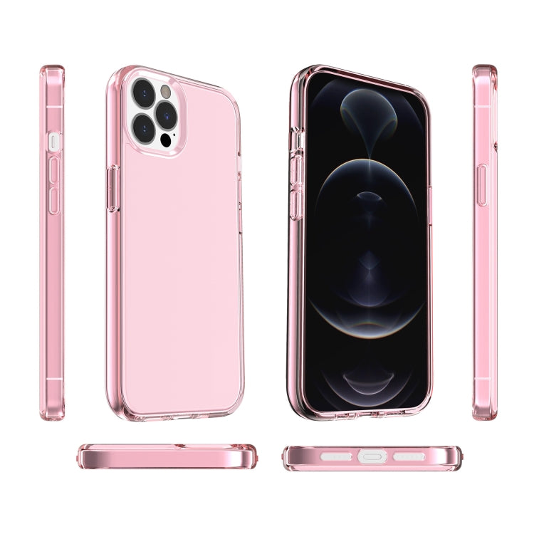 For iPhone 13 Pro Shockproof Terminator Style Transparent Protective Case (Pink) - iPhone 13 Pro Cases by buy2fix | Online Shopping UK | buy2fix