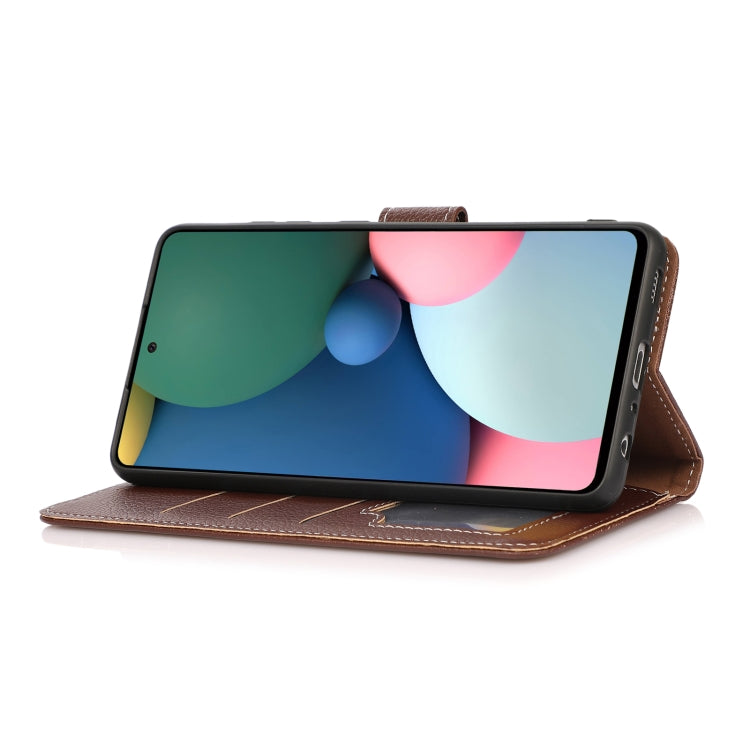 For Motorola Moto G30 / G20 / G10 4G Litchi Texture PU + TPU Horizontal Flip Leather Case with Holder & Card Slots & Wallet(Brown) - Motorola Cases by buy2fix | Online Shopping UK | buy2fix