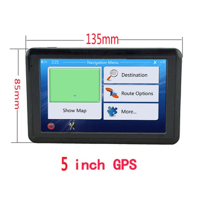Q5 Car 5 inch HD TFT Touch Screen GPS Navigator Support TF Card / MP3 / FM Transmitter, Specification:Africa Map - In Car by buy2fix | Online Shopping UK | buy2fix
