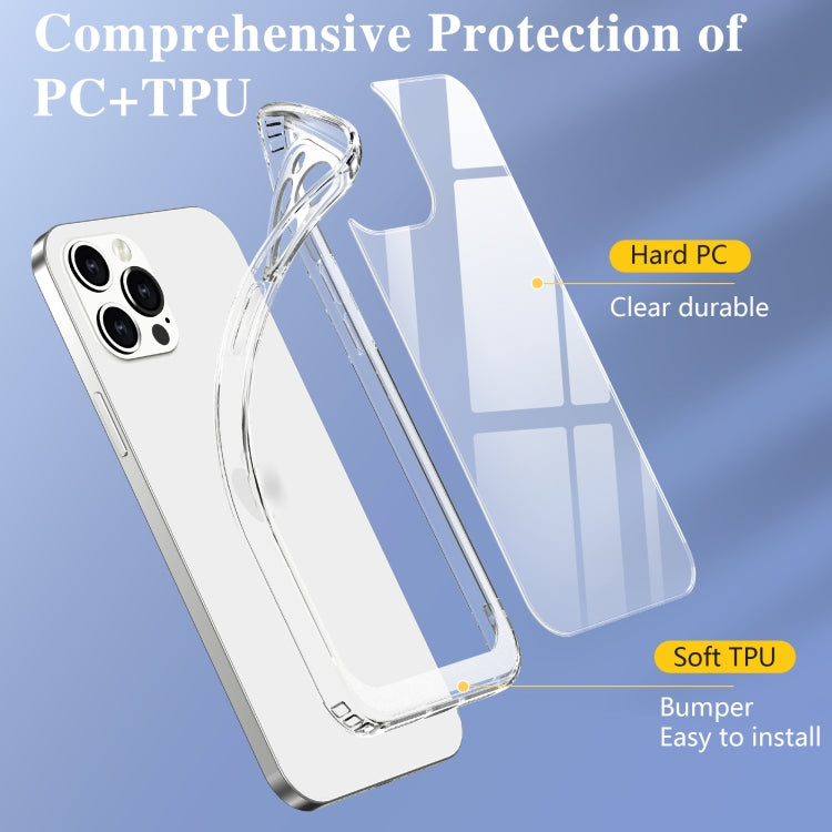 For iPhone 12 Pro Crystal Clear Shockproof PC + TPU Protective Case(Transparent) - iPhone 12 / 12 Pro Cases by buy2fix | Online Shopping UK | buy2fix