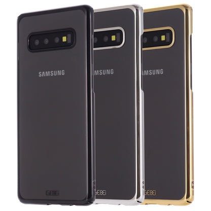 For Galaxy S10 GEBEI Shockproof  Plating PC Protective Case(Gold) - Galaxy Phone Cases by GEBEI | Online Shopping UK | buy2fix