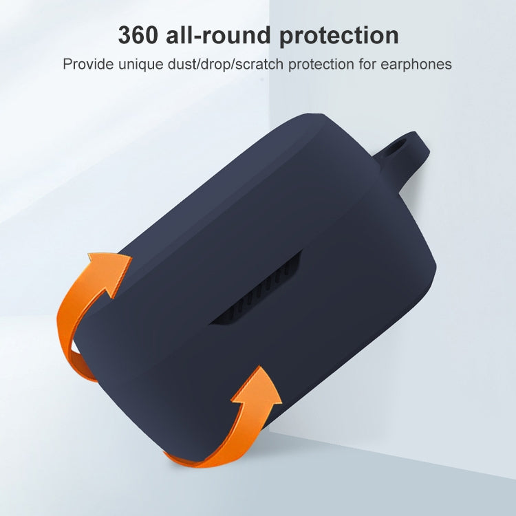 Wireless Earphone Silicone Protective Case with Hook for JBL T280TWS X(Mint Green) - JBL Earphone Case by buy2fix | Online Shopping UK | buy2fix