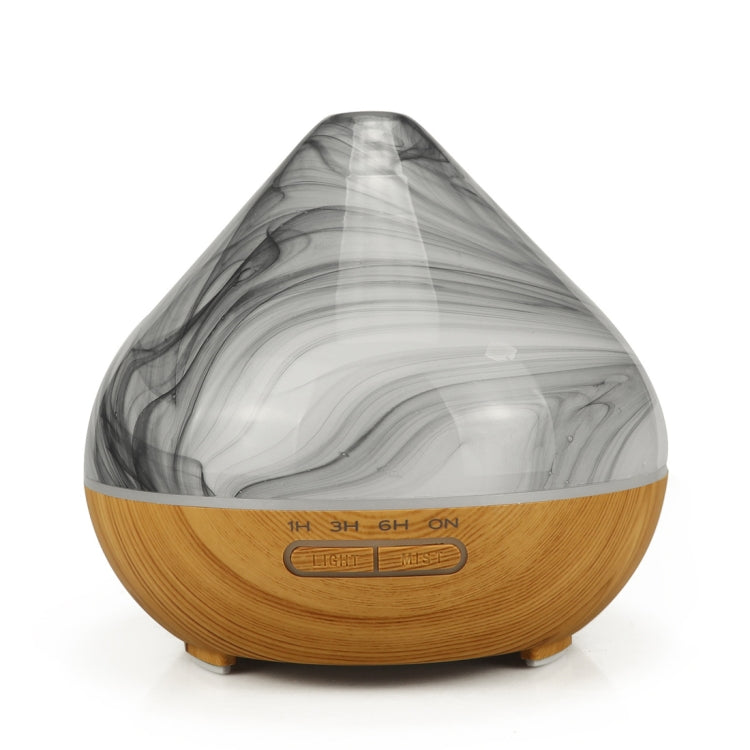 400ml Volcano Shape Humidifier Glass Aromatherapy Machine Automatic Alcohol Sprayer, Plug Specification:UK Plug(Khaki) - Home & Garden by buy2fix | Online Shopping UK | buy2fix