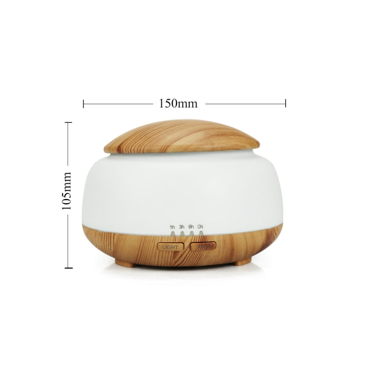 Wood Grain Humidifier Air Purifier Ultrasonic Atomization Household Aromatherapy Machine with Colorful LED Light Automatic Alcohol Sprayer, Plug Specification:AU Plug(Light Brown) - Home & Garden by buy2fix | Online Shopping UK | buy2fix