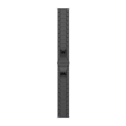 For Huawei Watch GT 3 46mm/GT Runner 22mm One-bead Steel Watch Band(Black) - Watch Bands by buy2fix | Online Shopping UK | buy2fix