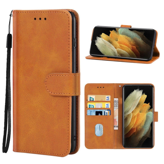 Leather Phone Case For Samsung Galaxy S21 5G(Brown) - Galaxy S21 5G Cases by buy2fix | Online Shopping UK | buy2fix