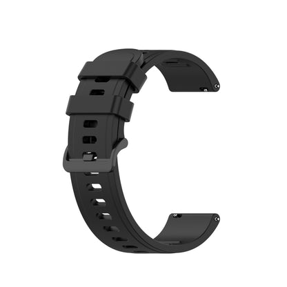 For Amazfit GTR Silicone Smart Watch Watch Band, Size:20mm(Black) - Watch Bands by buy2fix | Online Shopping UK | buy2fix