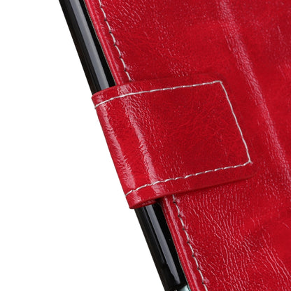 For Motorola Edge X30 Retro Crazy Horse Texture Horizontal Flip Leather Phone Case(Red) - Motorola Cases by buy2fix | Online Shopping UK | buy2fix