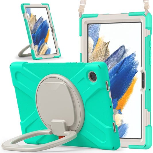 For Samsung Galaxy Tab A8 10.5 2021 Silicone + PC Tablet Case(Mint Green) - Other Galaxy Tab PC by buy2fix | Online Shopping UK | buy2fix