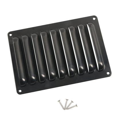 A6786 214x149mm RV / Bus Grille Vent Panel with Screws(Black) - In Car by buy2fix | Online Shopping UK | buy2fix