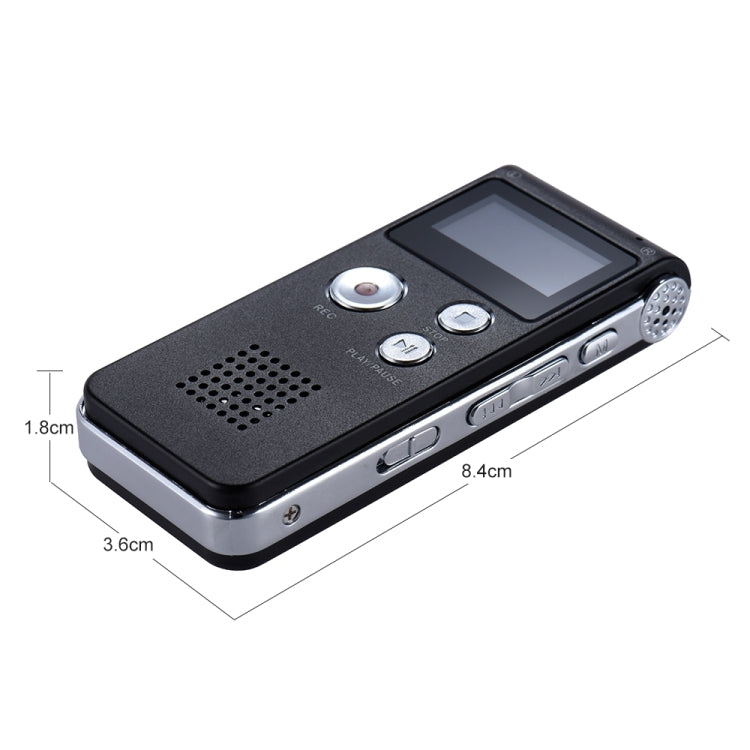 SK-012 32GB USB Dictaphone Digital Audio Voice Recorder with WAV MP3 Player VAR Function(Black) - Consumer Electronics by buy2fix | Online Shopping UK | buy2fix