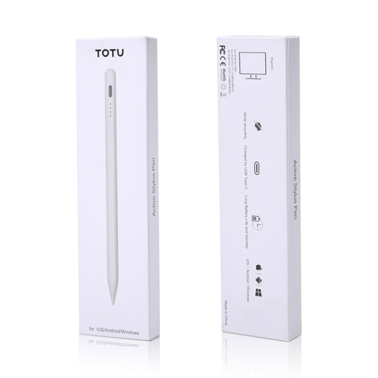 TOTUDESIGN P6-C Glory Series Capactior Pens for iPad(White) - Stylus Pen by TOTUDESIGN | Online Shopping UK | buy2fix