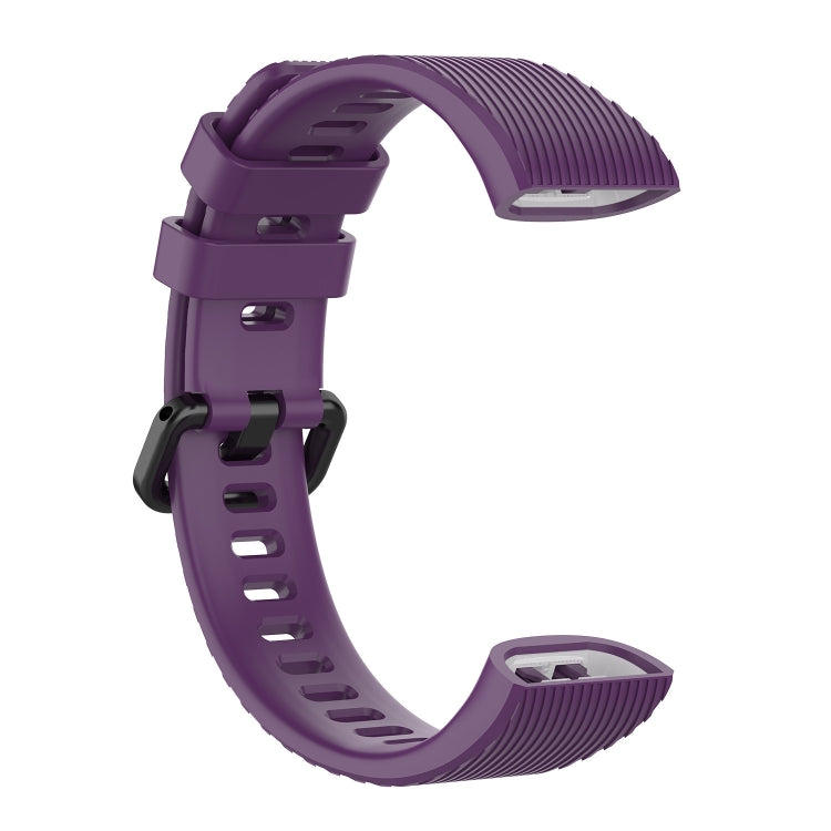 For Huawei Band 3 & 4 Pro Silicone Watch Band(Purple) - Smart Wear by buy2fix | Online Shopping UK | buy2fix