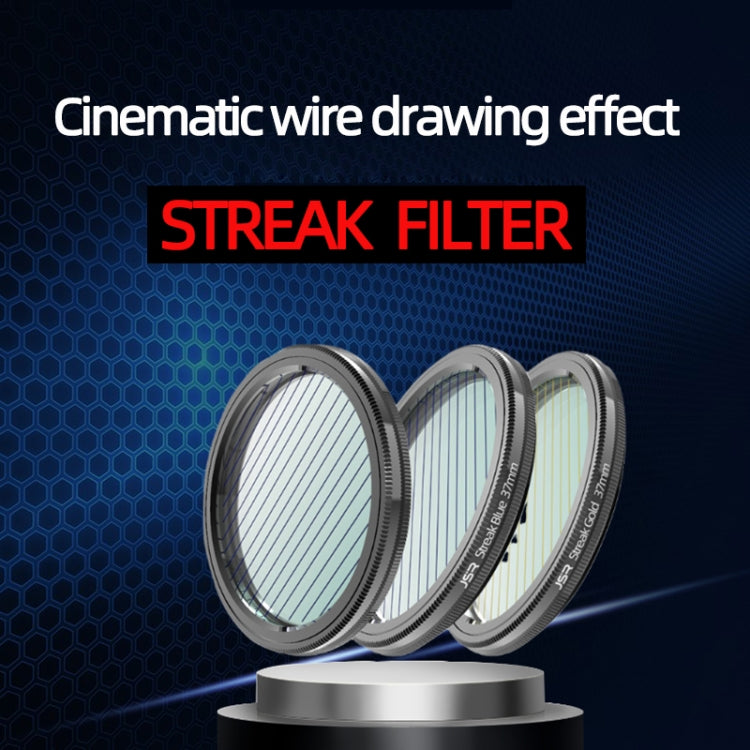 JSR Starlight Drawing Camera Lens Filter, Size:49mm(Streak Blue) - Camera Accessories by JSR | Online Shopping UK | buy2fix