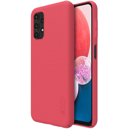 For Samsung Galaxy A13 4G NILLKIN Frosted PC Phone Case(Red) - Galaxy Phone Cases by NILLKIN | Online Shopping UK | buy2fix