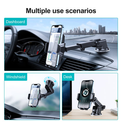 JOYROOM JR-ZS285 Mechanical Car Dashboard Phone Holder(Black) - Car Holders by JOYROOM | Online Shopping UK | buy2fix