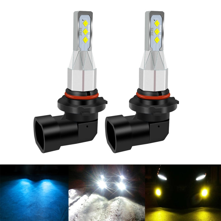 1 Pair 9005 DC 12V-24V 12W 1800LM Car LED Fog Light(White Light) - In Car by buy2fix | Online Shopping UK | buy2fix