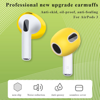 Ear Cap Silicone Protective Case for AirPods 3(Orange) - Apple Accessories by buy2fix | Online Shopping UK | buy2fix