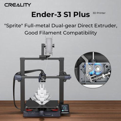 Creality Ender-3 S1 Plus Full-metal Dual-gear Larger-size 3D Printer AU Plug - Consumer Electronics by Creality | Online Shopping UK | buy2fix
