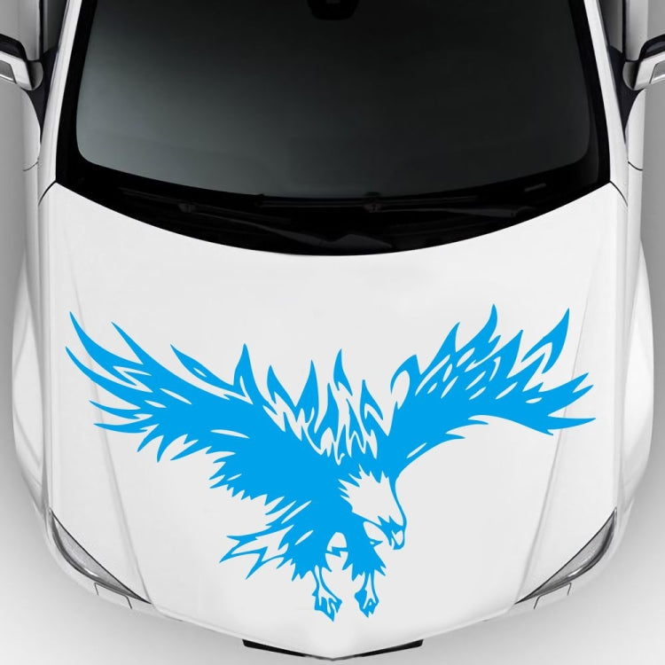 D-733 Eagle Pattern Car Modified Hood Decorative Sticker(Blue) - In Car by buy2fix | Online Shopping UK | buy2fix