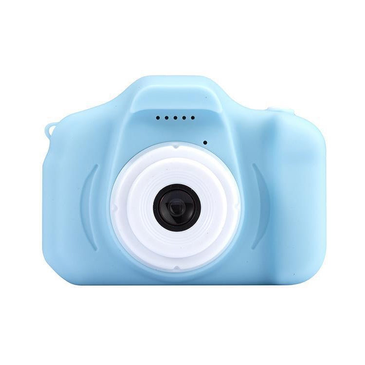 X2S 2.0 Inch LCD Screen Mini Children Camera Digital Camera, Resolution:HD Single Camera 1300W+ 32G Memory Card + Card Reader + Cartoon Stickers(Blue) - Consumer Electronics by buy2fix | Online Shopping UK | buy2fix