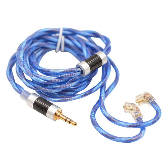 KZ 90-10 2Pin Interface 498 Core DIY Headphone Upgrade Cable,Length: 1.2m(Blue) - Cable & Splitter by KZ | Online Shopping UK | buy2fix
