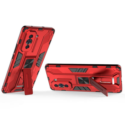 For Huawei Nova 10 4G Supersonic PC + TPU Shock-proof Protective Phone Case with Holder(Red) - Huawei Cases by buy2fix | Online Shopping UK | buy2fix