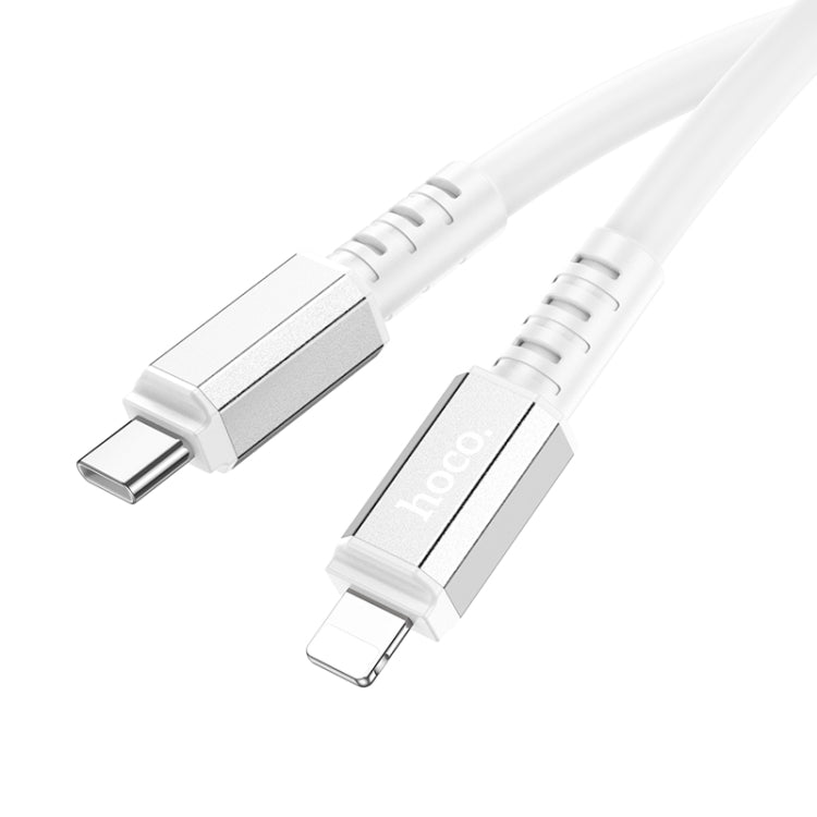 hoco X85 20W USB-C / Type-C to 8 Pin Strength PD Charging Data Cable，Length：1m(White) - 2 in 1 Cable by hoco | Online Shopping UK | buy2fix