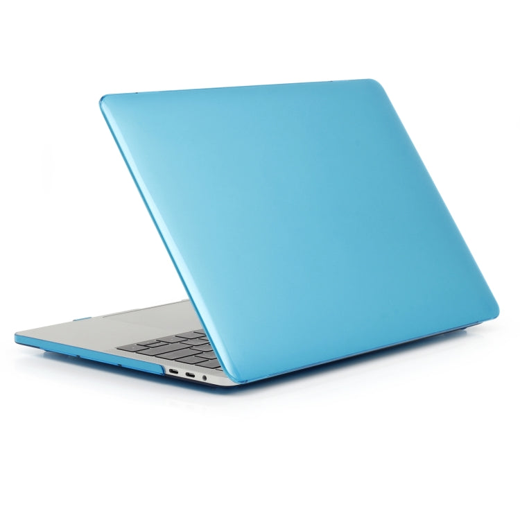 For MacBook Air 13.6 inch A2681 2022 Laptop Crystal Style Protective Case(Water Blue) - MacBook Air Cases by buy2fix | Online Shopping UK | buy2fix