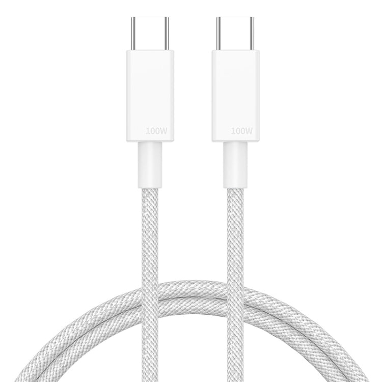 100W USB-C / Type-C to USB-C / Type-C Fast Charging Data Cable, Length:0.5m(White) -  by buy2fix | Online Shopping UK | buy2fix