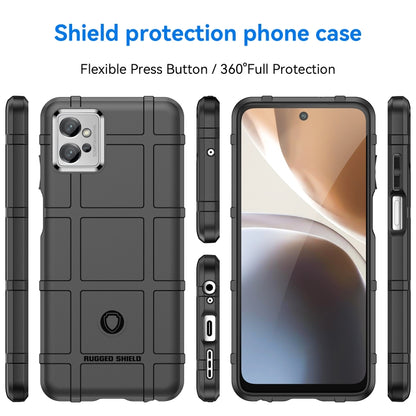 Motorola Moto G32 Full Coverage Shockproof TPU Phone Case(Black) - Mobile Accessories by buy2fix | Online Shopping UK | buy2fix