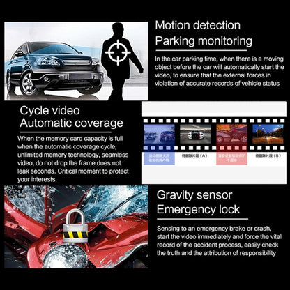 1080P Dual Camera HD Night Vision WiFi Car Dash Cam Driving Recorder -  by buy2fix | Online Shopping UK | buy2fix