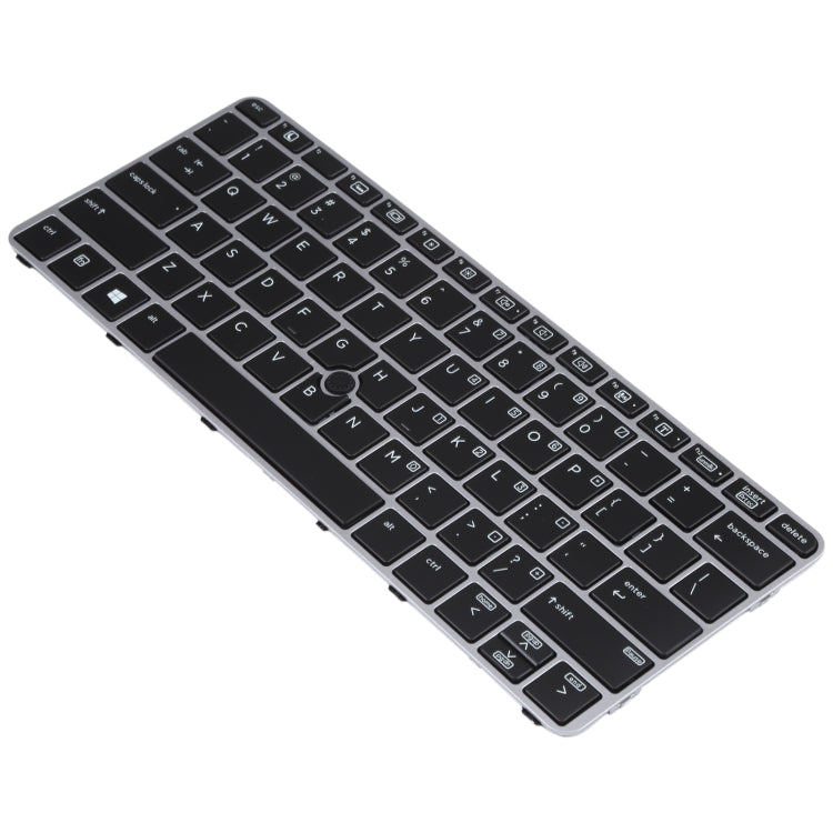 For HP EliteBook 820 G3 US Version Keyboard with Backlight and Pointing(Silver) - Computer & Networking by buy2fix | Online Shopping UK | buy2fix