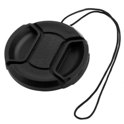 77mm Center Pinch Camera Lens Cap for Canon (Black) - Lens Cap by buy2fix | Online Shopping UK | buy2fix