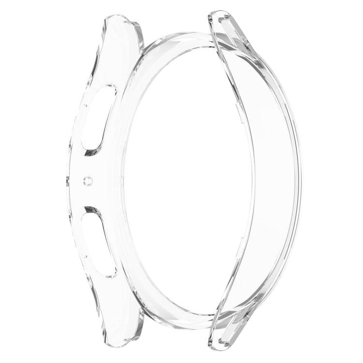 For Samsung Galaxy Watch5 Pro 45mm Half Coverage Hollowed PC Protective Case(Transparent White) - Smart Wear by buy2fix | Online Shopping UK | buy2fix