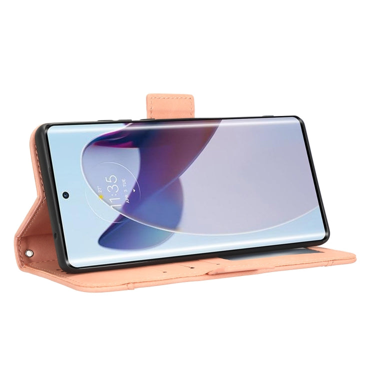 For Motorola Moto X30 Pro 5G / Edge 30 Ultra Skin Feel Calf Texture Card Slots Leather Phone Case(Pink) - Motorola Cases by buy2fix | Online Shopping UK | buy2fix