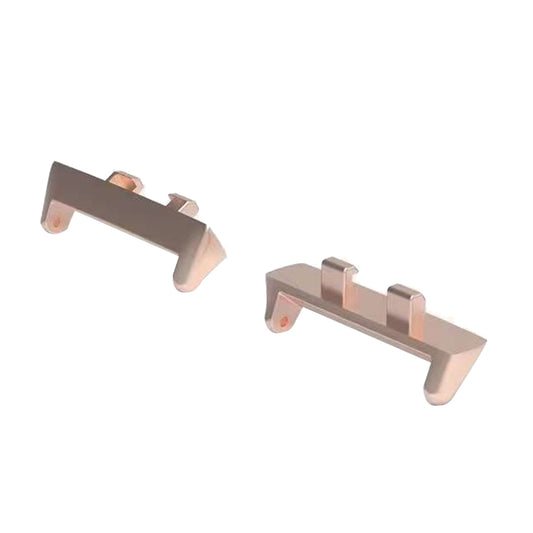 For OPPO Watch3 42mm 1 Pair 20mm Metal Watch Band Connector(Rose Gold) - Repair & Spare Parts by buy2fix | Online Shopping UK | buy2fix