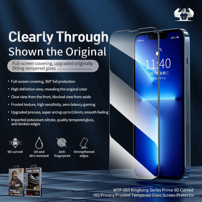 For iPhone 13 Pro 10pcs WEKOME 9D Curved HD Tempered Glass Film - iPhone 13 Pro Tempered Glass by WK | Online Shopping UK | buy2fix