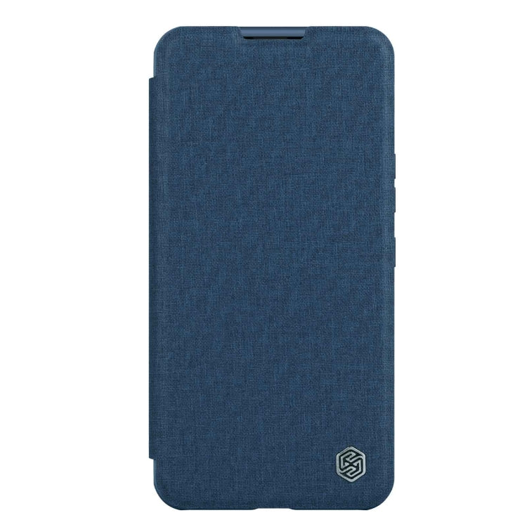 For iPhone 14 Pro Max NILLKIN QIN Series Pro Leather Phone Case(Blue) - iPhone 14 Pro Max Cases by NILLKIN | Online Shopping UK | buy2fix