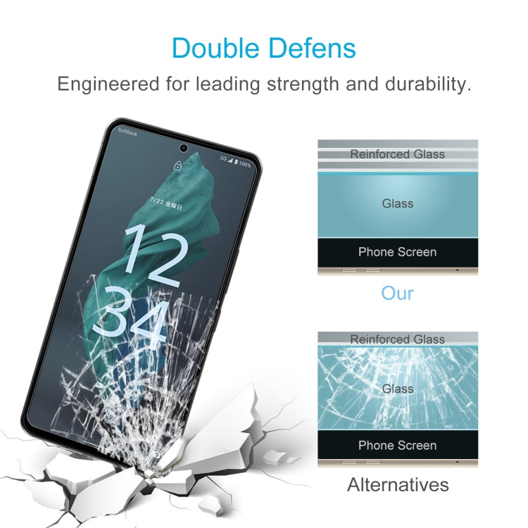 For Sharp Aquos Sense 7 50pcs 0.26mm 9H 2.5D Tempered Glass Film - Others by buy2fix | Online Shopping UK | buy2fix
