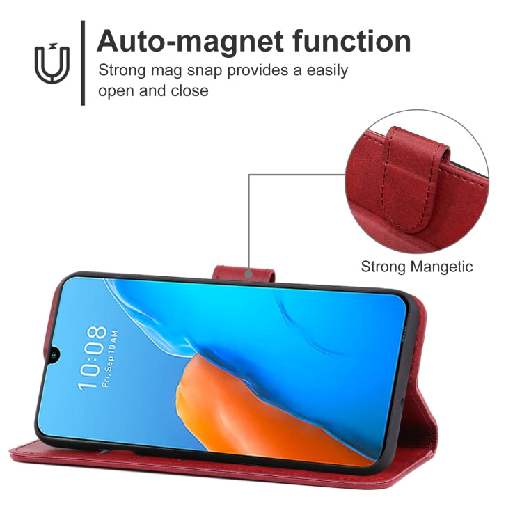 For Infinix Note 12 Pro 4G Leather Phone Case(Red) - Infinix Cases by buy2fix | Online Shopping UK | buy2fix