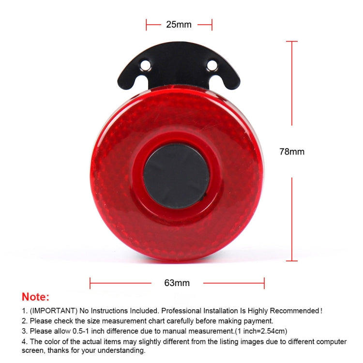 12-24V Car Reversing Horn with LED Light - In Car by buy2fix | Online Shopping UK | buy2fix