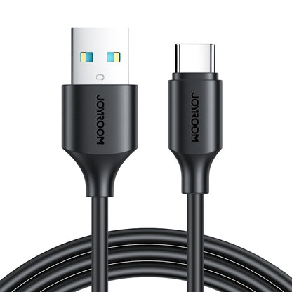 JOYROOM S-UC027A9 3A USB to USB-C/Type-C Fast Charging Data Cable, Length: 2m(Black) -  by JOYROOM | Online Shopping UK | buy2fix