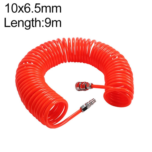 LAIZE Compressor Air Flexible PU Spring Tube with Connector, Specification:10x6.5mm, 9m -  by LAIZE | Online Shopping UK | buy2fix