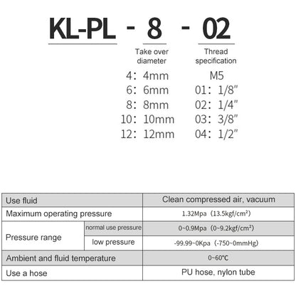 PL6-03 LAIZE Nickel Plated Copper Trachea Quick Fitting Lock Female Connector -  by buy2fix | Online Shopping UK | buy2fix