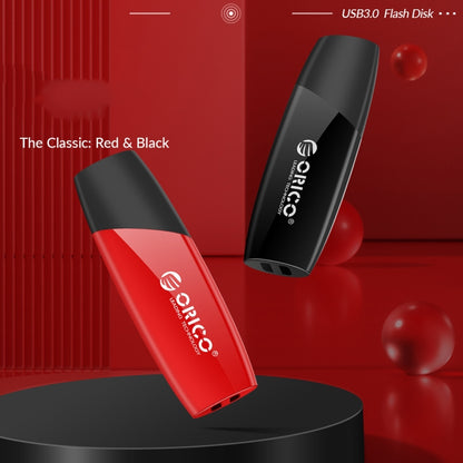 ORCIO USB3.0 U Disk Drive, Read: 100MB/s, Write: 15MB/s, Memory:128GB, Port:Type-C(Red) - USB Flash Drives by ORICO | Online Shopping UK | buy2fix