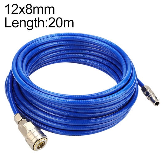 LAIZE High Pressure Flexible Polyurethane Pneumatic Tubing with Connector, Specification:12x8mm, 20m -  by LAIZE | Online Shopping UK | buy2fix