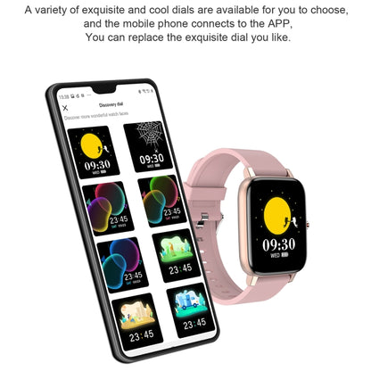 Ochstin 5H80 1.69 inch Square Screen Silicone Strap Heart Rate Blood Oxygen Monitoring Bluetooth Smart Watch(Pink) - Smart Watches by OCHSTIN | Online Shopping UK | buy2fix