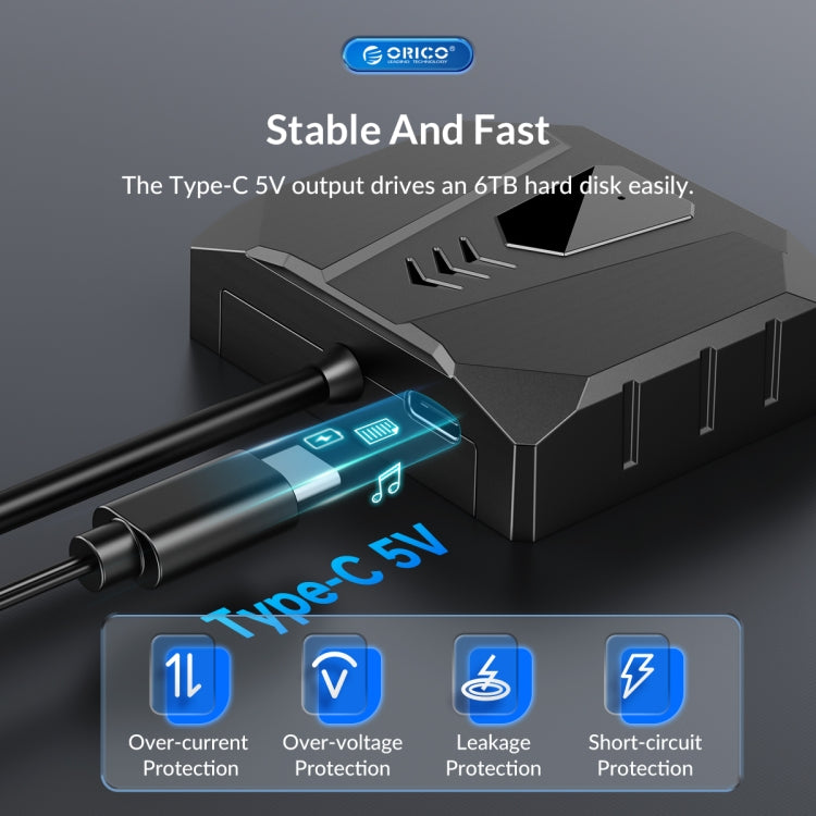 ORICO UTS2 USB 3.0 2.5-inch SATA HDD Adapter with Silicone Case, Cable Length:0.5m - USB to IDE / SATA by ORICO | Online Shopping UK | buy2fix